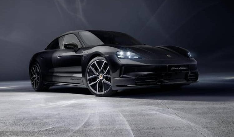 2026. gada Porsche Taycan black edition
