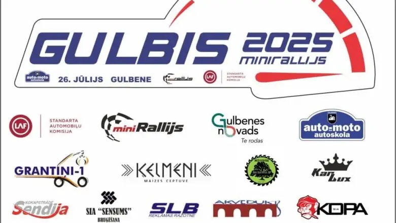 Minirallijs “Gulbis” pulcē autosporta entuziastus