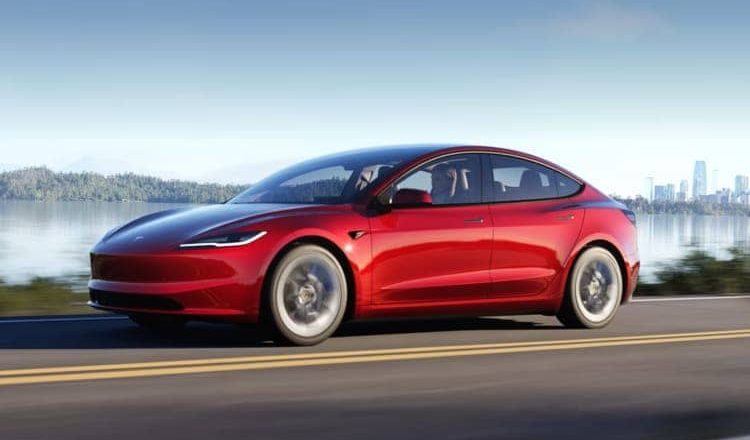 Tesla Model 3 – drošākais jaunais auto Eiropā 2025. gadā