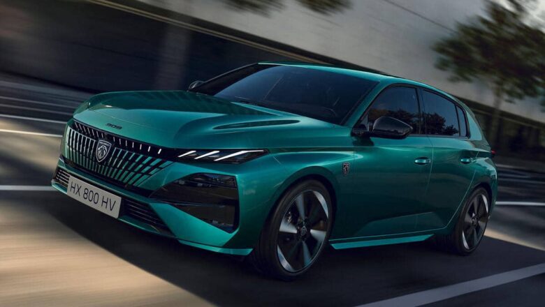 Peugeot 308 atjauninājums uzlabo izskatu un elektrisko nobraukumu