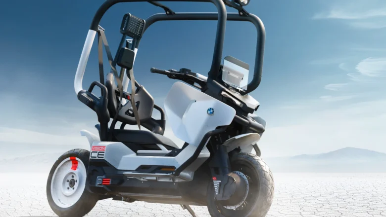 BMW jaunais elektromotocikls Vision CE