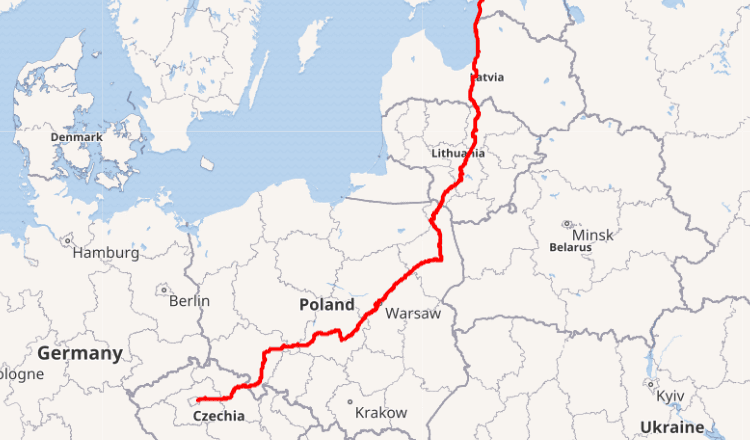 Via Baltica savieno Poliju un Lietuvu