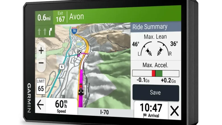 Garmin zūmo XT3: jauna moto GPS ar slīpuma leņķiem un lielu ekrānu