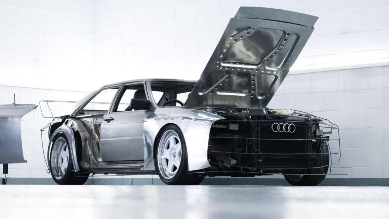 Legendārais Audi Quattro atdzimis – ar supercharged V8 un manuālo kārbu
