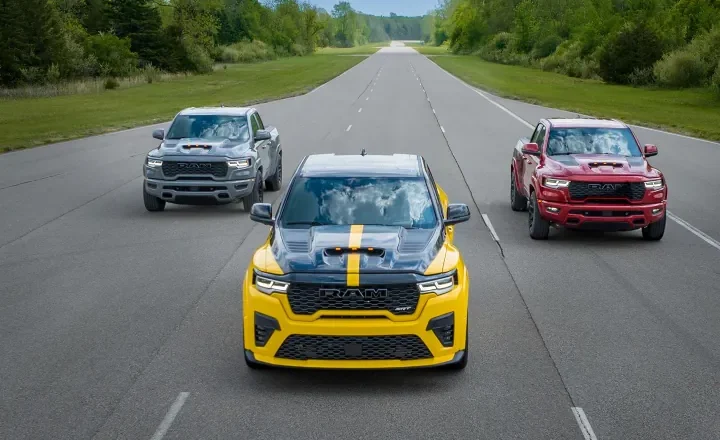 Ram Rumble Bee 2027: Muscle pikapi ar līdz 777 ZS – Hellcat spēks pickupā