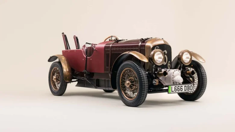Bentley Blower Jnr Hedley Momoa Edition — elektrisks retro superauto aktierim Jasonam Momoa