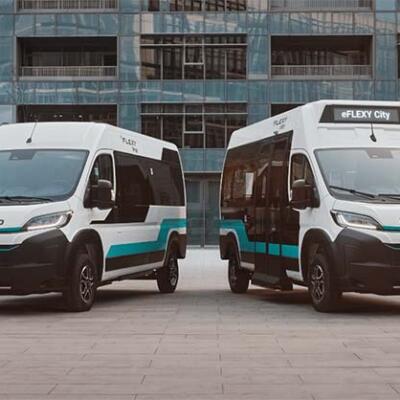 Iveco eFLEXY: kompaktā elektriskā minibusa debija ar vairāk nekā 300 km nobraukumu