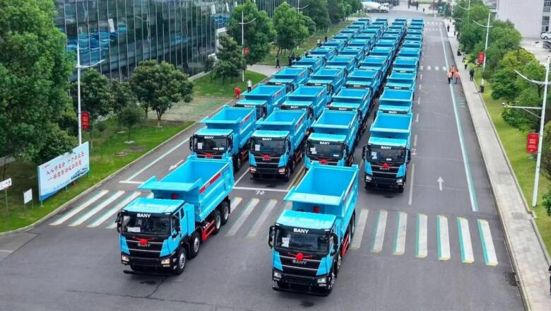 SANY piegādā simtiem elektrisko kravas auto
